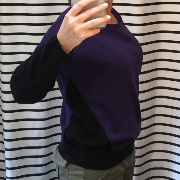 Apt. 9 Lightweight Purple/Black Sweater - Picture 2 of 5